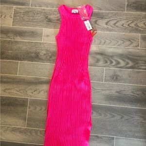 Pink Midi Dress